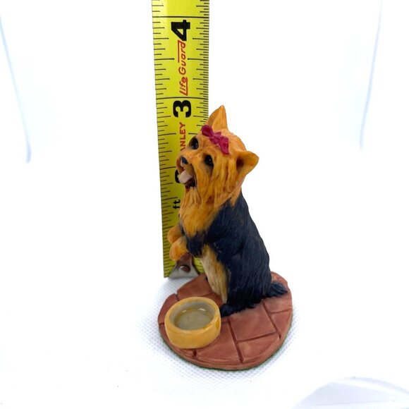 Yorkshire Terrier Dog Aynsley MasterCraft Yorkie Pup Hand Painted UK England VTG - Picture 7 of 9